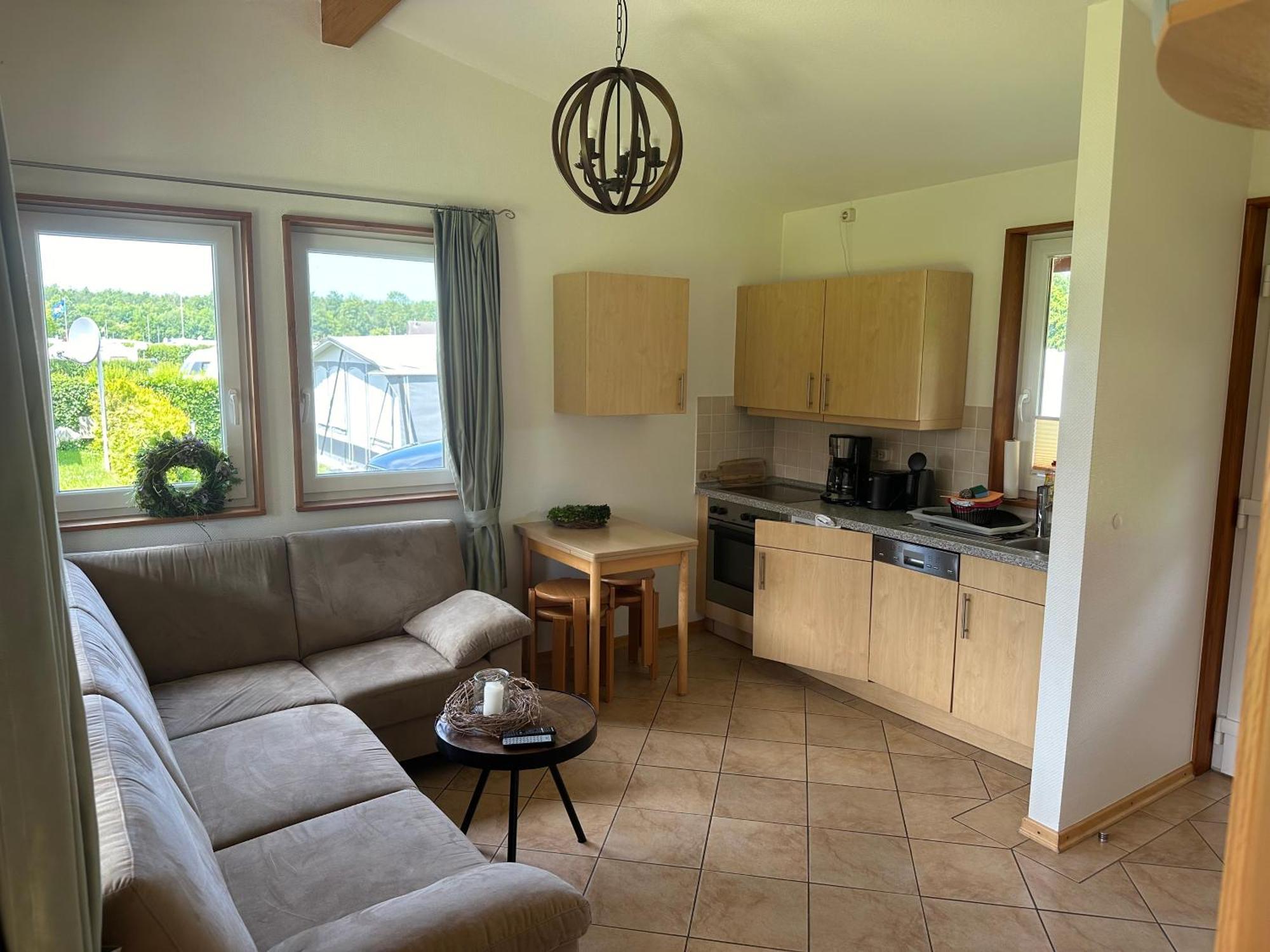 Ferienhaus 3 Campingpark Waldesruh Behrensdorf Dış mekan fotoğraf