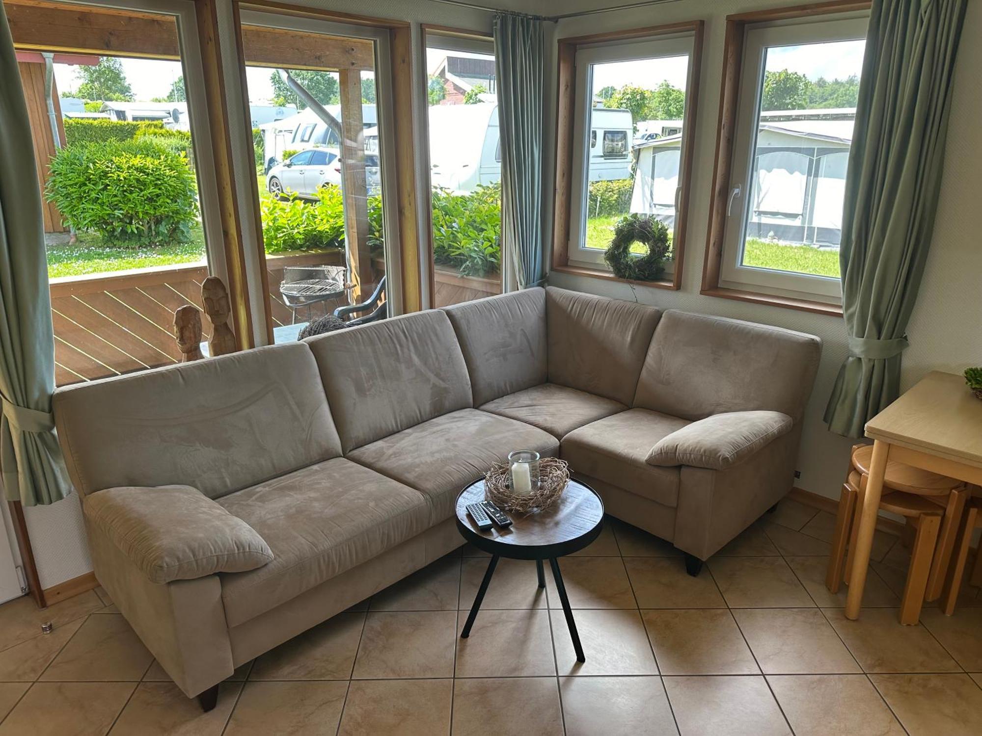 Ferienhaus 3 Campingpark Waldesruh Behrensdorf Dış mekan fotoğraf